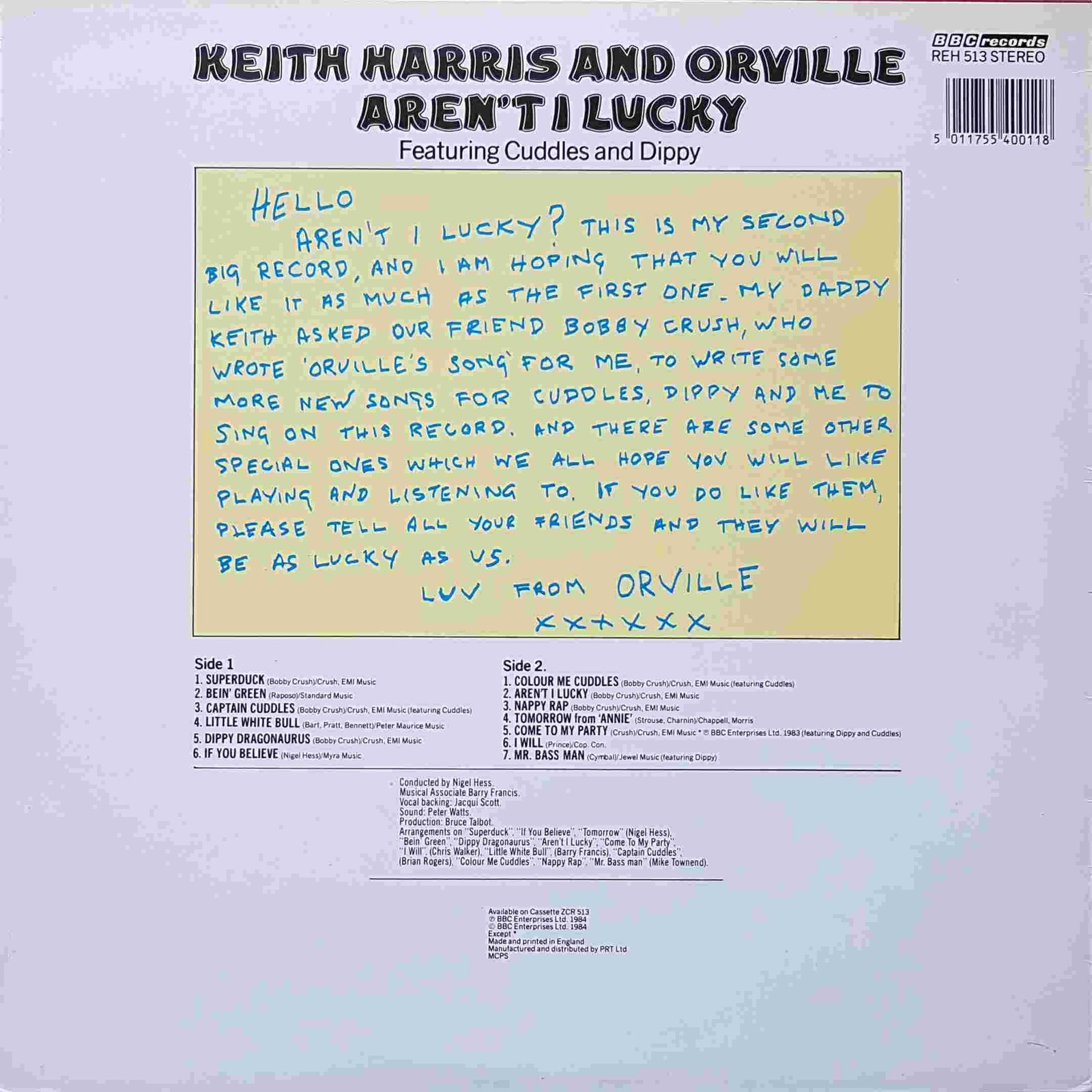 Back cover of REH 513